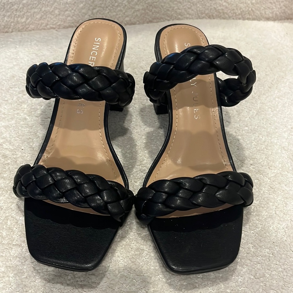 Sincerely Jules Two Band Braided Sandals